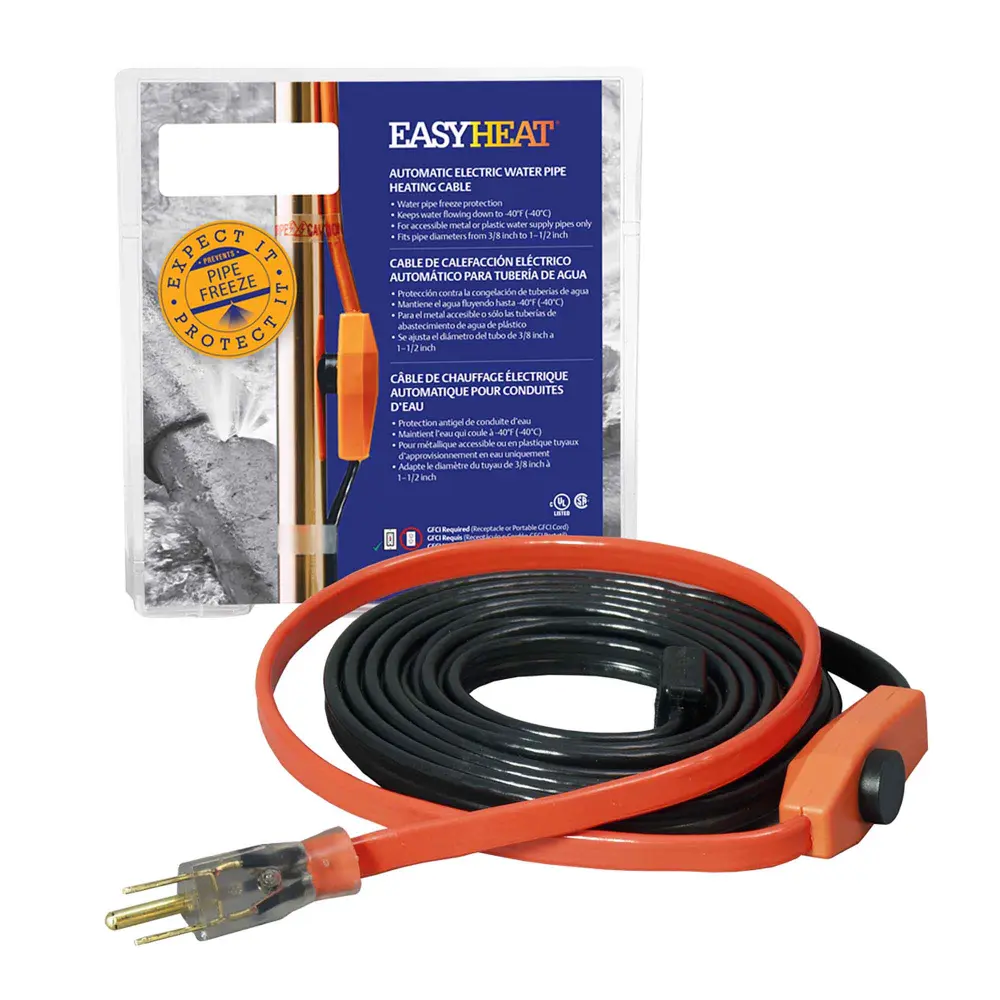 Automatic Electric Water Pipe Heating Cable, 15'