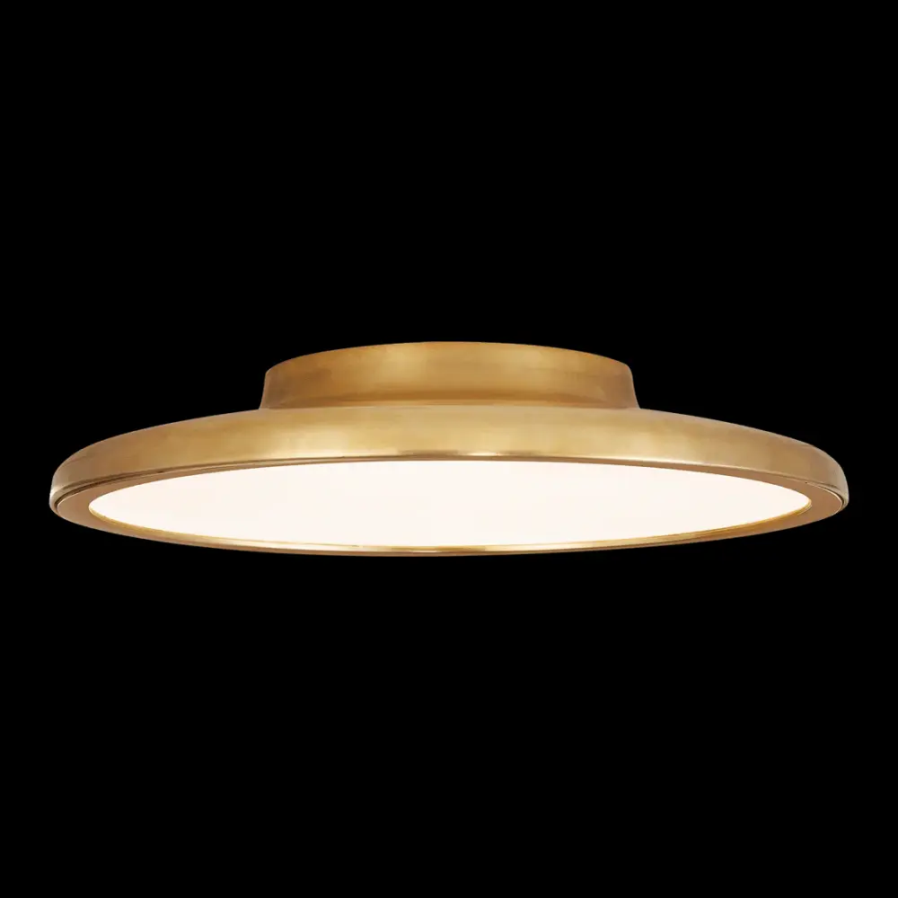 Dot 13" Flush Mount - Pure Brass