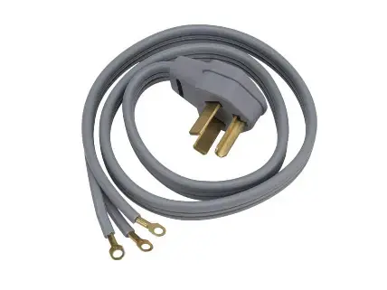 GE Dryer Plugs and Cords All-purpose most free-standing electric dryers 3-prong receptacle
