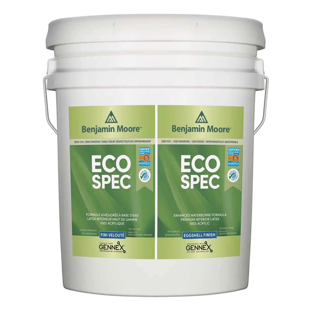 Eco Spec Interior Paint Eggshell Base 1, 18.9 L