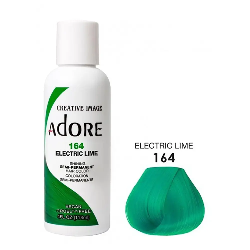 Electric Lime 164 semi-permanent hair color