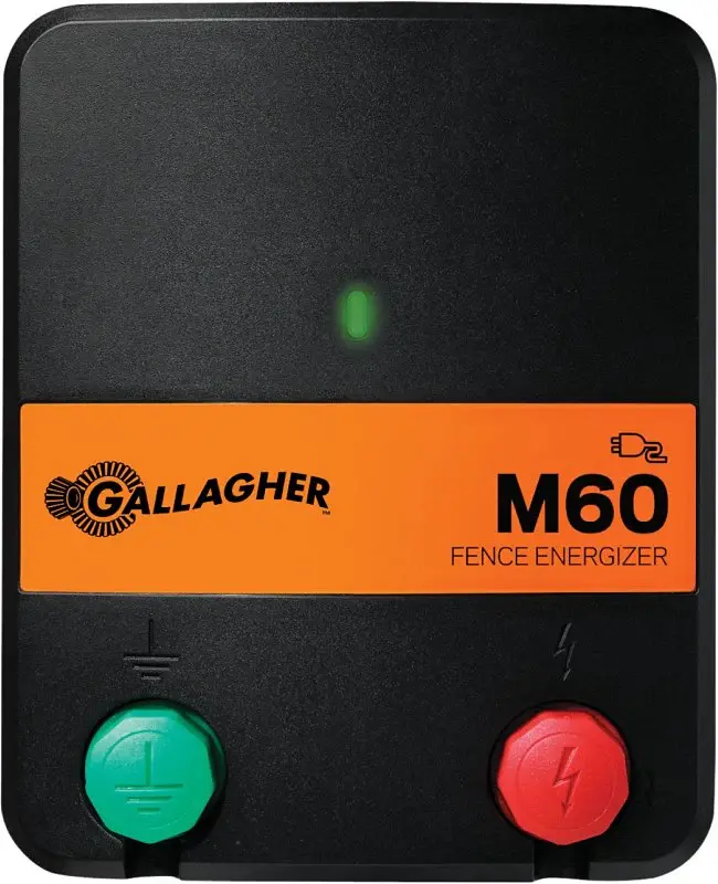 Gallagher G383414 Electric Fence Energizer, 110 V, 20 acre (Typecal), 40 acre spotless Fence Distance