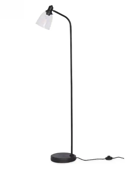 Hoxton Dome Floor Lamp - Antique Copper-brown