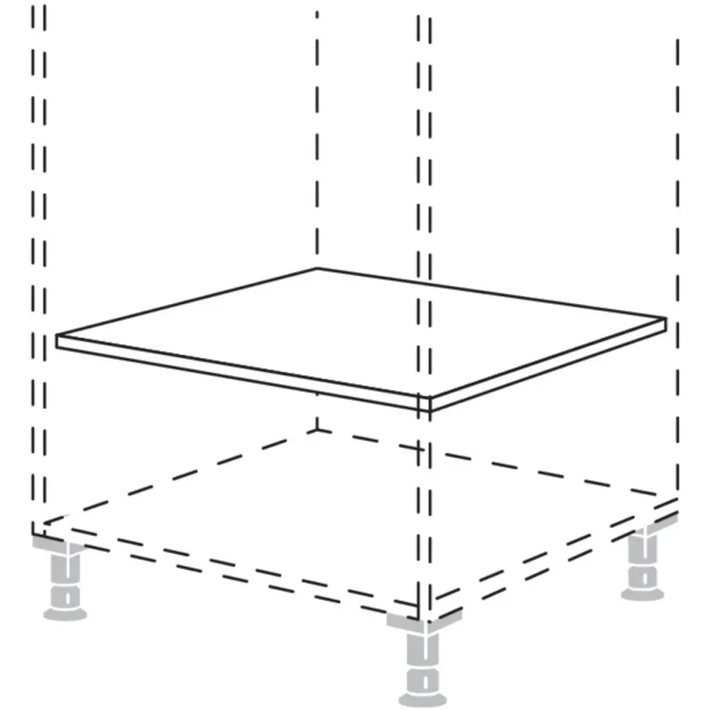 nobilia shelf base cabinets EB45 41,6 cm