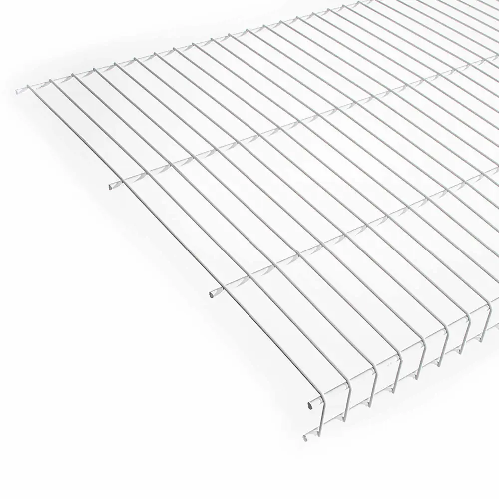 White Metal Lingerie Shelf, 20'' x 96''
