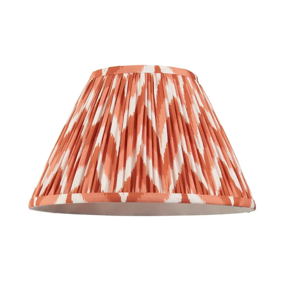 Zigzag Shade 30cm - Apricot Tangerine Fabric