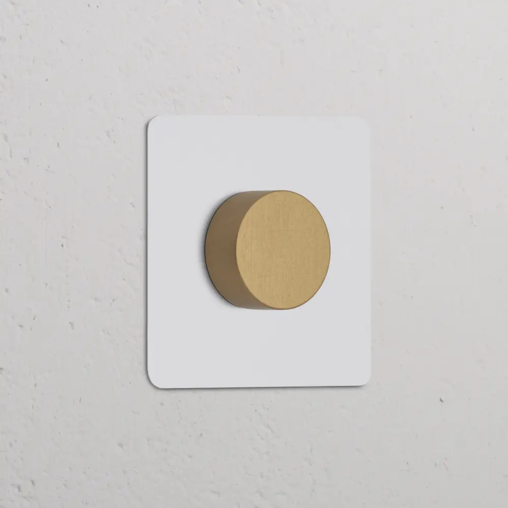 Kew One-only Dimmer Switch - Paintable Antique Brass