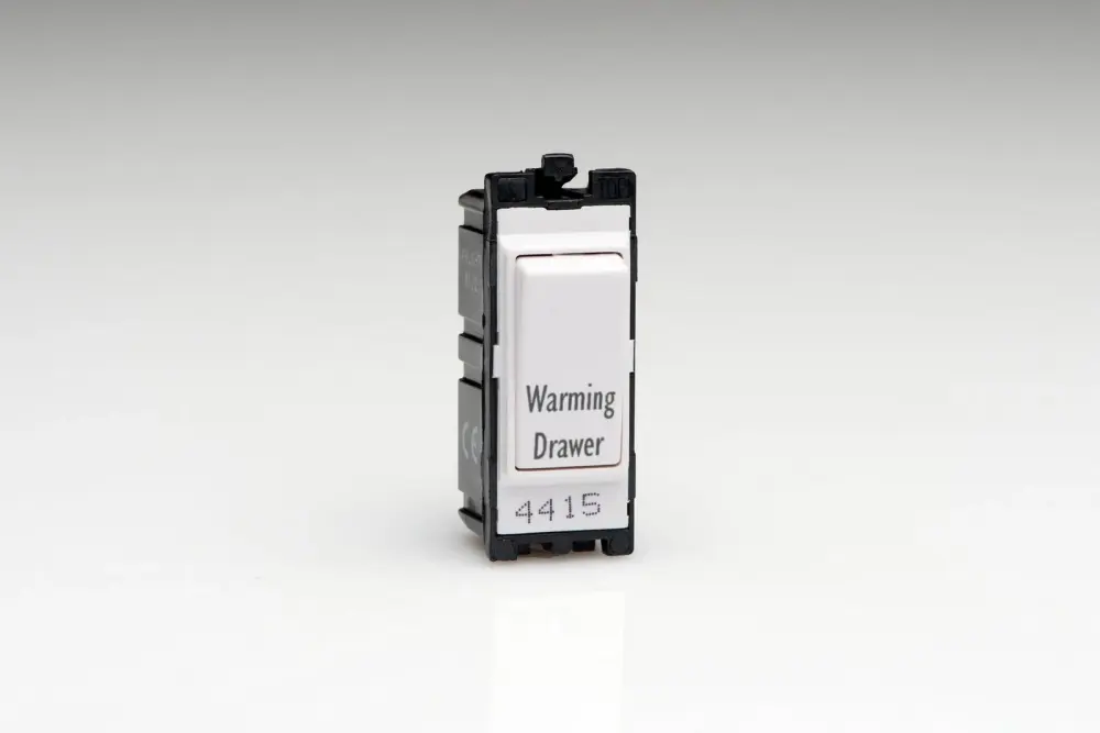 Motion Sensor Varilight White Powergrid Personalized Module 20 Amp 1-Way Double Pole Switch 'Warming Drawer'