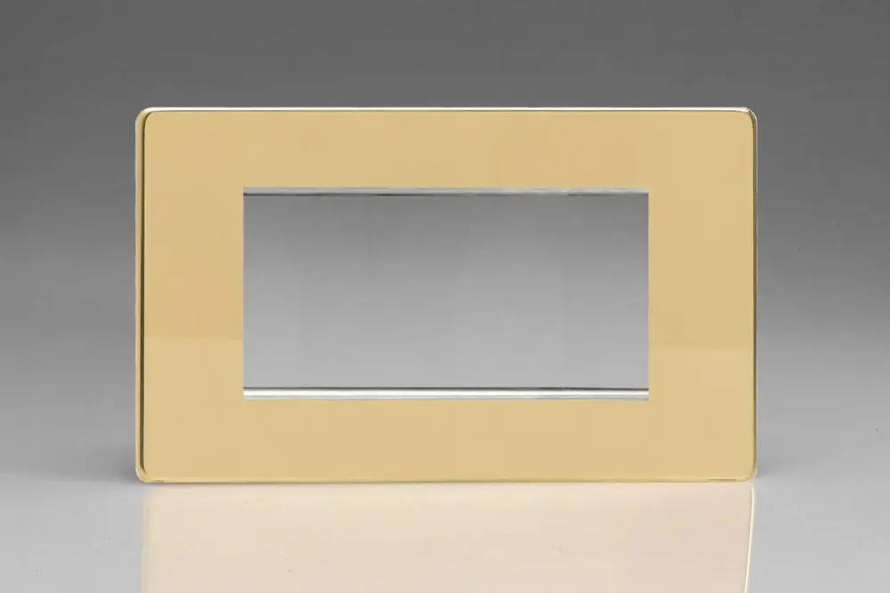 Three Way Varilight XDVG4S DataGrid Polished Warm alloy 3 or 4 Grid Space