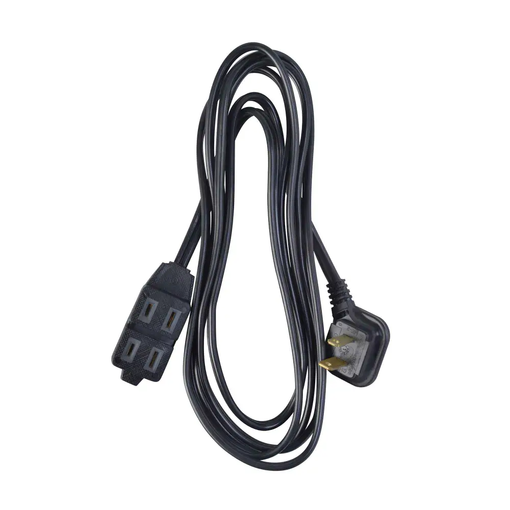 16/2 SPT-2 Extension Cord 2.5 m 3-Outlet, Ebony