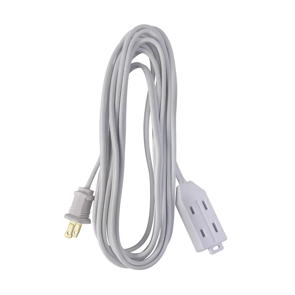 16/2 SPT-2 Extension Cord 3 m 3 Outlets, Ivory