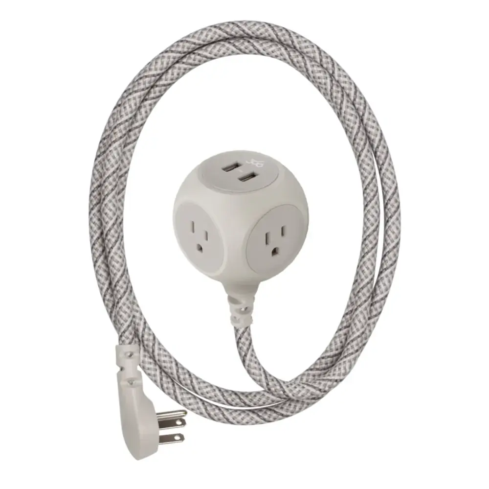 Indoor/Outdoor 6' Habitat - 3 outlet + 2 USB | 2.4A