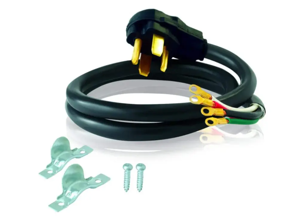 Retractable Reel Everbilt 4 ft. 4-Prong 30 Amp Dryer Cord