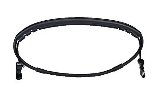 MSA 459458 Goggle Retainer Hard Caps, Capacity, Volume, Conventional, Black