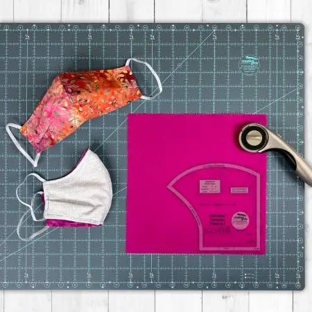 Creative Grids Face Mask Template 3 Sizes 1 # CGRFACE
