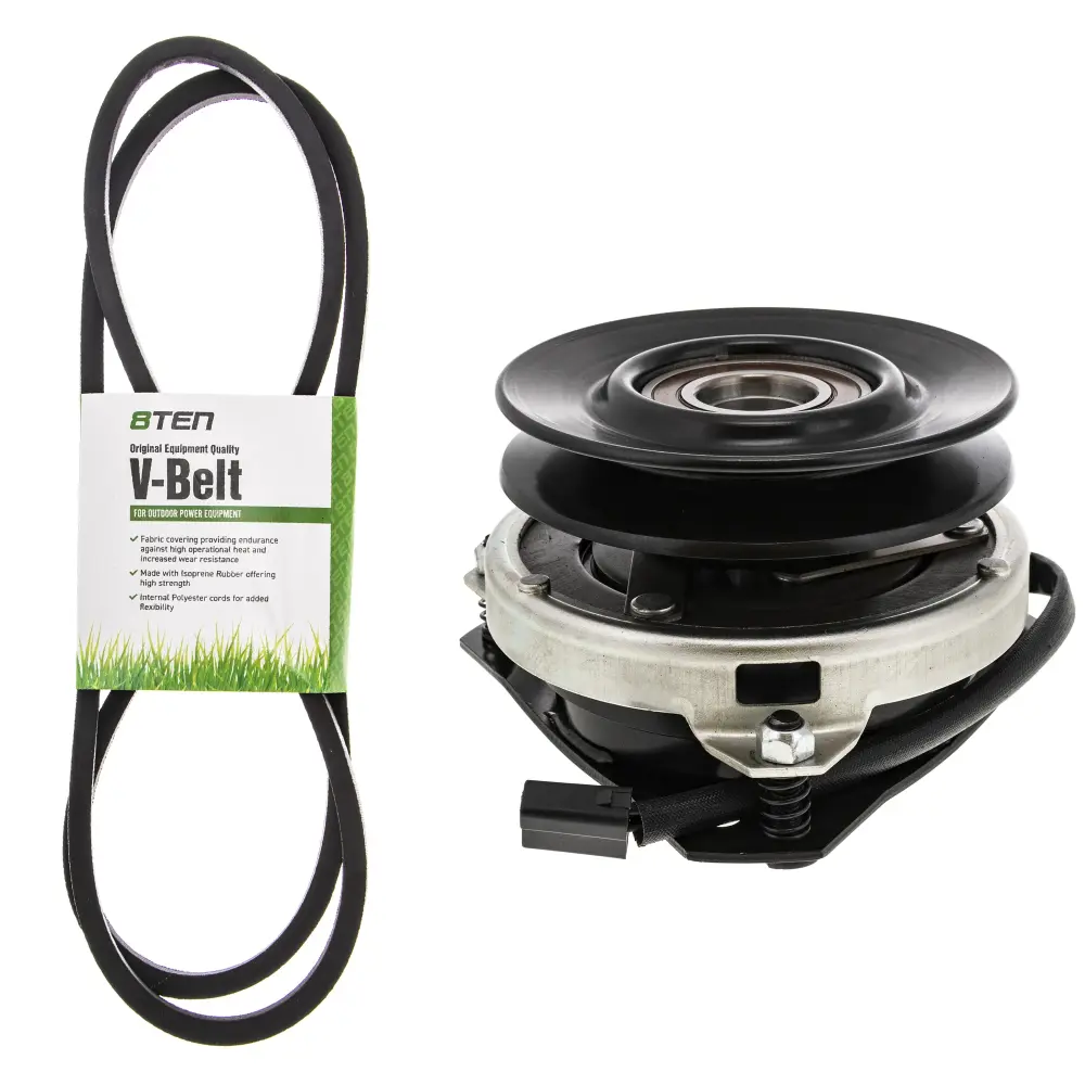 Electric PTO Clutch & Belt Kit Husqvarna Poulan Pro Jonsered MK1006379