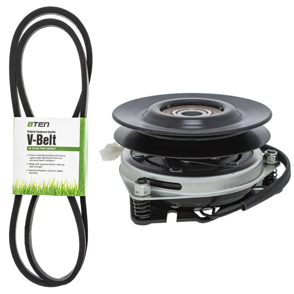 Electric PTO Clutch & Belt Kit Poulan Pro Husqvarna Statesman MK1006383