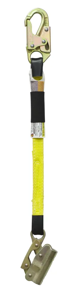 Super Anchor 18" Web Lanyard Mechanical Rope Grab and Snaphook 6007M-18