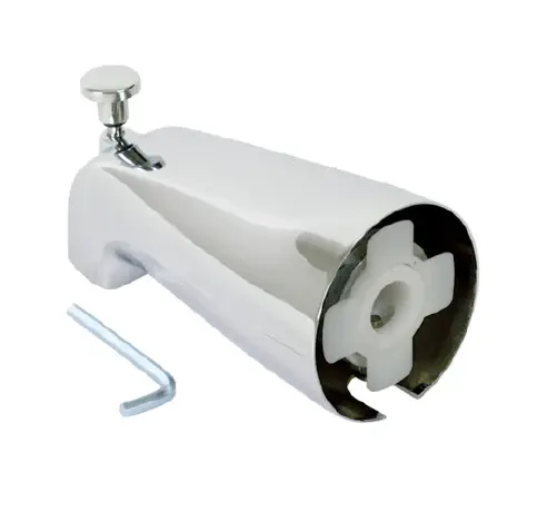 CHROME SLIDE-ON DIVERTER SPOUT