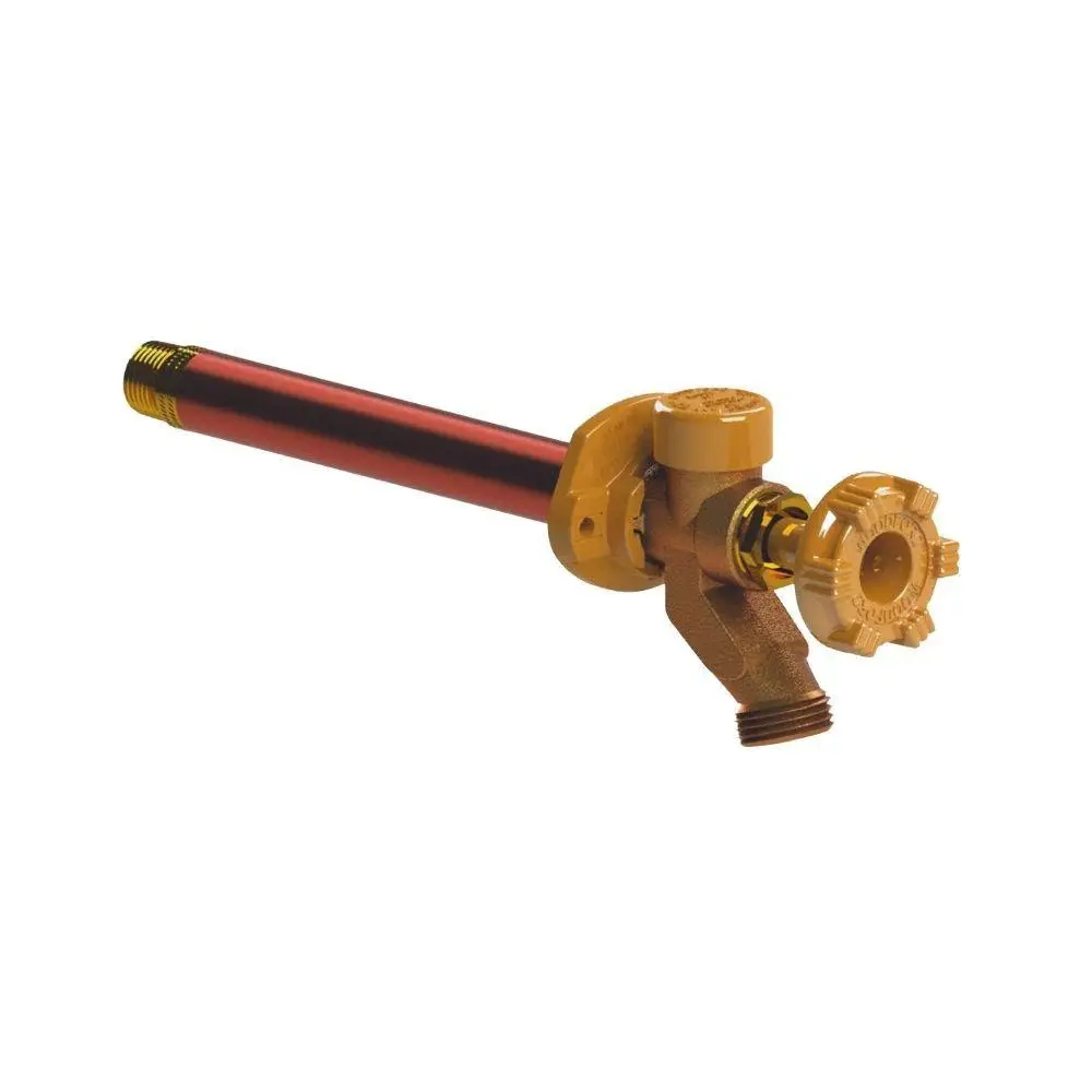 17CP-10-MH Woodford Model 17 Wall Faucet, Combination 1/2" MPT 1/2" Female Sweat Inlet, 10 Inch, Steel Handle