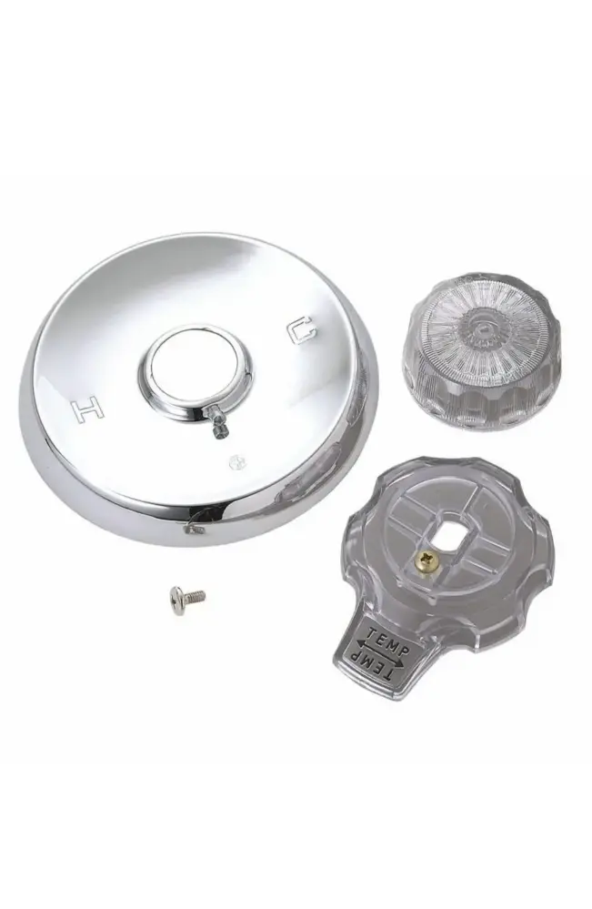Brasscraft 2-Handle Valve Trim Kit Mixet Chrome Clear Supports (Valve Not Included) Damaged Box