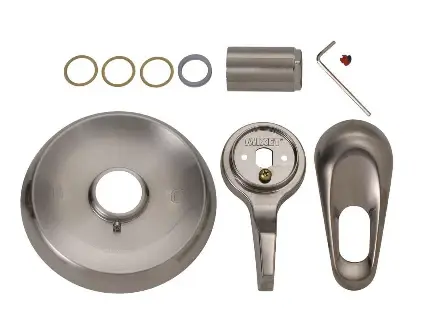 BrassCraft Rebuild Trim Kit Satin Nickel Singular Lever Tub/Shower Faucets DAMAGED BOX 5 Washers