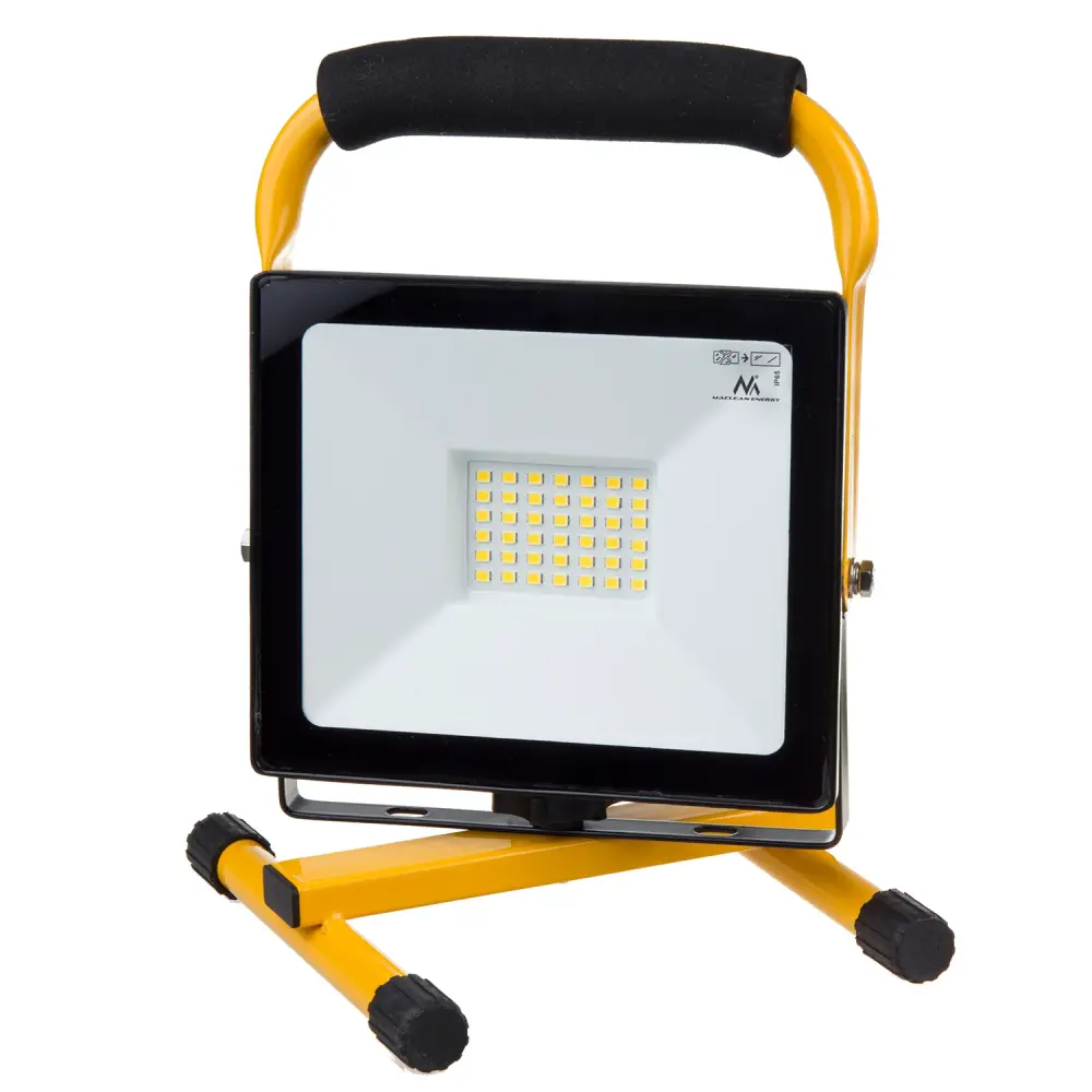 Halogen LED Floodlight Stand 50W Neutral Chalk 4000lm Workshop Garage IP65 Waterproof