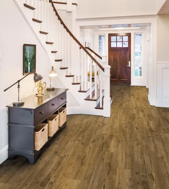 Healthier Choice Flooring HCL803C05 Laminate Flooring Plank, 4-Sided Bevel Profile, Wood, Town Mill, 48 L, 7.7 W