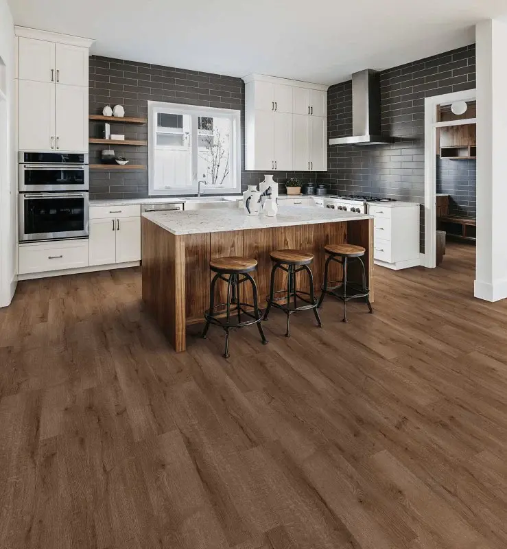 Healthier Choice Flooring HCL803C06 Laminate Flooring Plank, 4-Sided Bevel Profile, Wood, Five Peaks, 48 L, 7.7 W