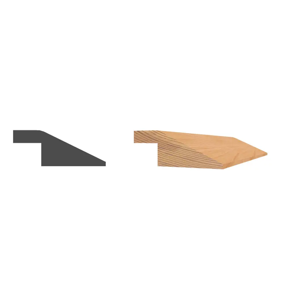 Maple Finishing Moulding Floating Floors, 90" x 1-3/8" x 8 mm