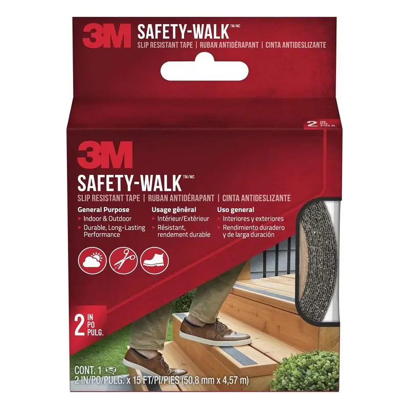 3M Securety-Walk Step and Ladder Tread 7635NA 2 x 180 Black, 6 per case, 7100173293