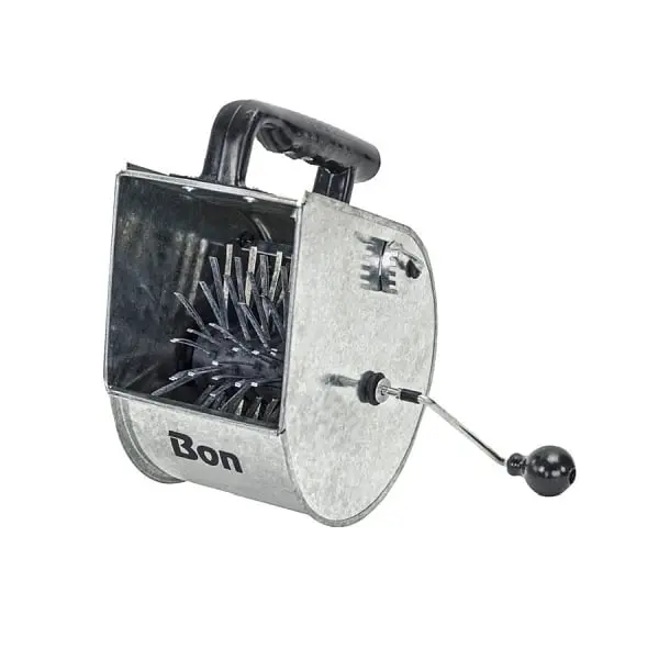 Bon Stucco Patch Gun, Hot-Dip Galvanized High-Carbon Steel Metal Tines, 83-165