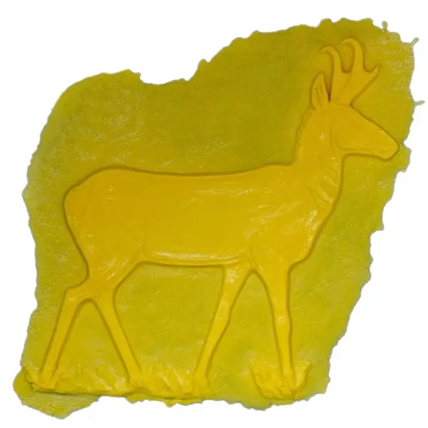 BonWay Antelope Stamp, Full Body Profile, Imprint Size 14" x 14", 32-456
