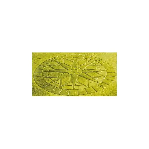BonWay Compass Urethane Mat, 48" x 48", Incorporates N, S, E & W markings, 32-345