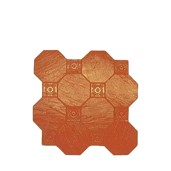 BonWay Modern Texture Urethane Mat, Santa Cruz Tile, 40" x 35", 32-288