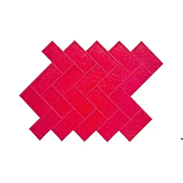 BonWay Reflective Texture Urethane Mat, Herringbone, 26" x 38", 12-698