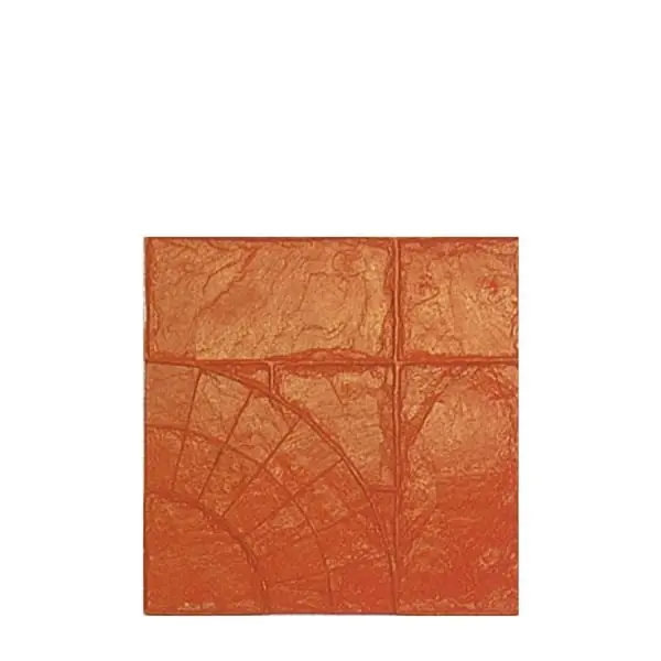 BonWay Texture Mat, Weave 4" x 4" Tile Circle, 24" x 24", 32-247