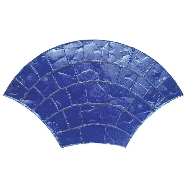 BonWay Texture Urethane Mat, Euro Fan Cobble, 26" x 46", 12-596