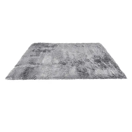 Costway 4x6 Feet Modern Soft Shag Rug Non, Slip Grip Dots, Light Grey, HU10319HS