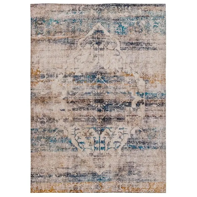 Flash Furniture Dana Artisan Old English Style Traditional Rug - 8' x 10' - Royal Blue, RC-RG19-016-810-GG