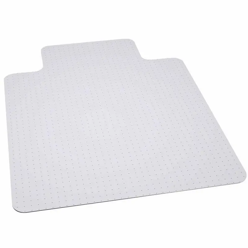 Flash Furniture Jackson 45'' x 53'' Big and Tall 400 lb. Capacity Carpet Chair Mat Lip, MAT-124164-GG