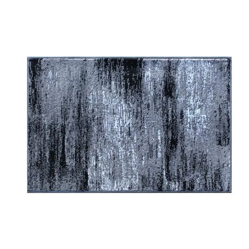 Flash Furniture Rylan Gatherion 2' x 3' Silver Gray Abstract Scraped Area Rug - Olefin Rug Jute Backing - Living...