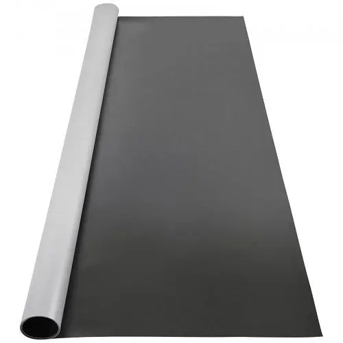 VEVOR Dance Floor, 6.6x9.8ft Dance Floor Roll, 0.06in Thick PVC Vinyl Dance Floor, Onyx/Grey Reversible Travel-friendly Da...