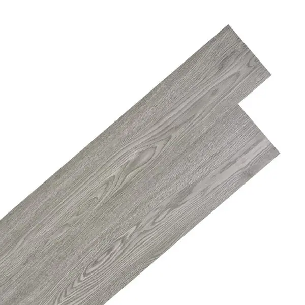 vidaXL Professional-Grade Self-adhesive PVC Flooring Planks 54 ft² 0.08" Dark Gray, 245176