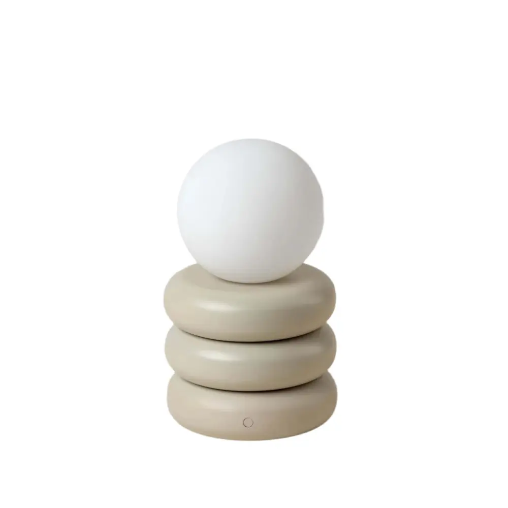 Daylight Balanced Tube Rechargable Table Lamp - Sand