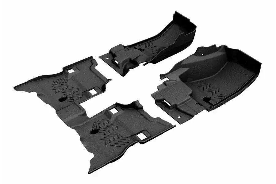 2020-26 Jeep Wrangler 4XE ArmorLite Front and Rear Flooring Kit - Mesa Smoke
