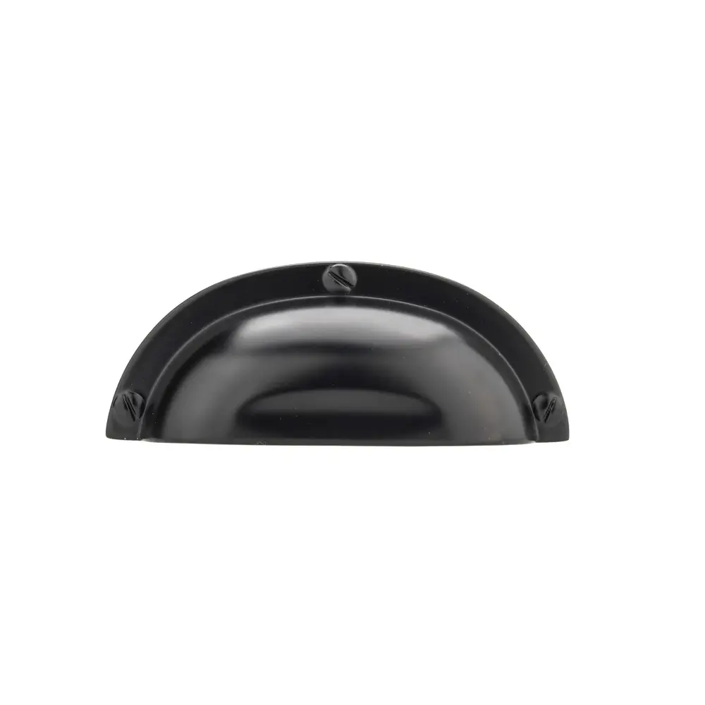 Traditional Matte Charcoal Metal Cup Pull, # 6440