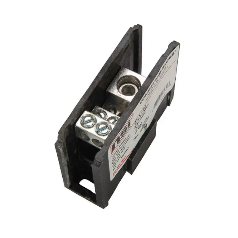 AS-K1-H6 NSI Power Distribution Block, 1×2/0-14 Line 6×4-14 Load