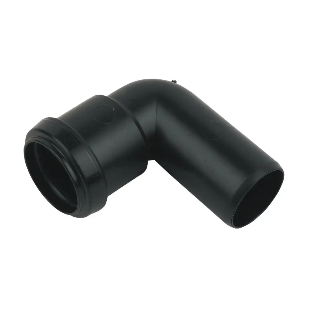 FloPlast Push Fit Waste 90' Conversion Bend 40mm Charcoal (Pack 10)