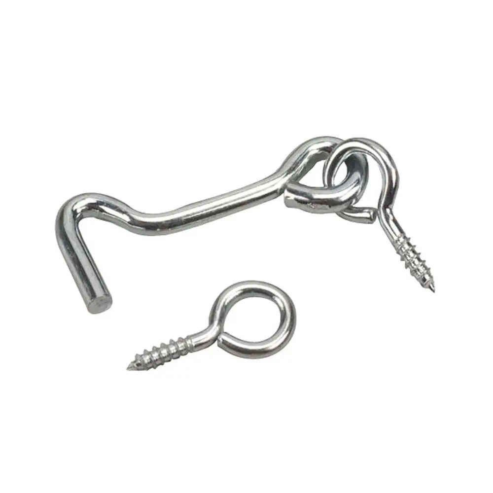 Commercial Grade Gate Hook and Eye 1-1/2'', pair-set